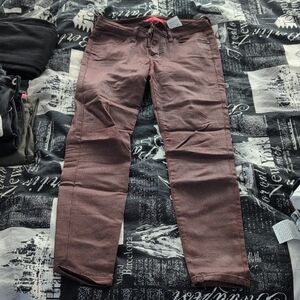 Guess Burgundy Skinny Jeans